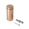 Outwater Round Standoffs, 2 in Bd L, Aluminum Brown, 1 in OD 3P1.56.00562